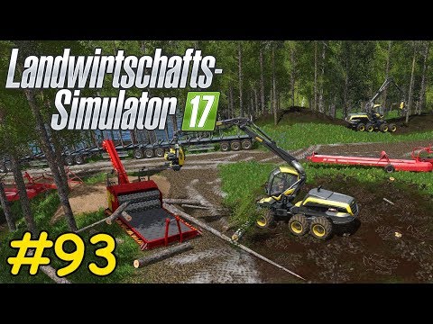 LS17 Forstwirtschaft Teil 93 - Der See füllt sich mit Hackschnitzeln | Liongamer1
