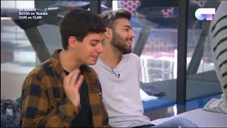 Raoul observa el ensayo completo de &quot;The lady is a tramp&quot; de Agoney y Alfred con Chris 1-12-17