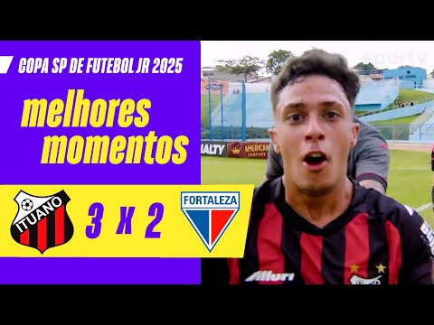 Gols e lances de Ituano x Fortaleza