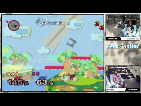 vsHsv s1e7 – Scrublord Zega (Falco) vs Sweaters (Fox) – Winners Bracket – Melee