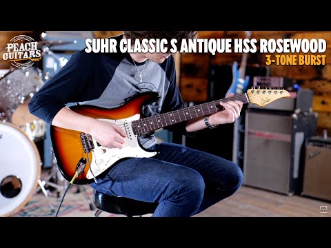 No Talking...Just Tones | Suhr Classic S Antique HSS 3 Tone Burst Rosewood