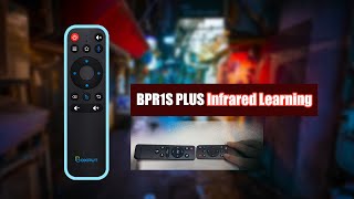 Review！BPR1S Plus Bluetooth Remote Control IR Learning for All buttons