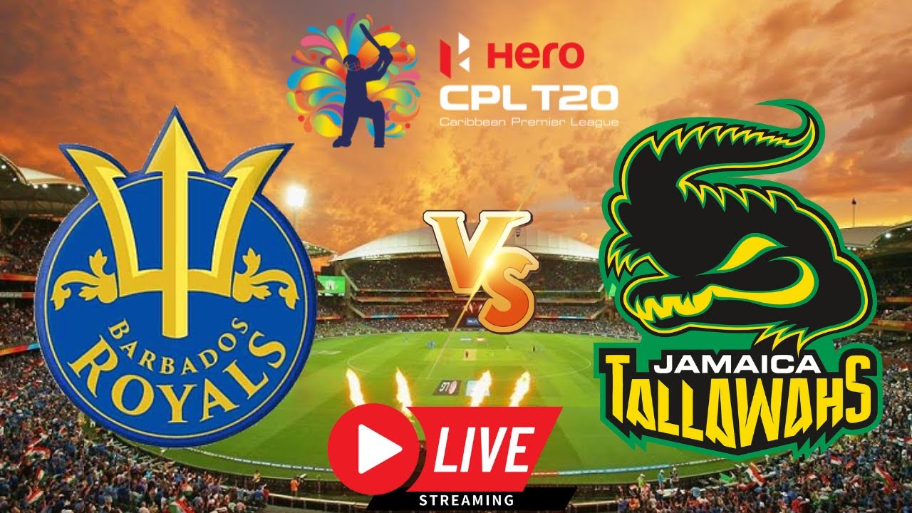 🔴CPL Live 2022: BR vs JAM | Barbados Royals vs Jamaica Tallawahs | CPL Live Match Today