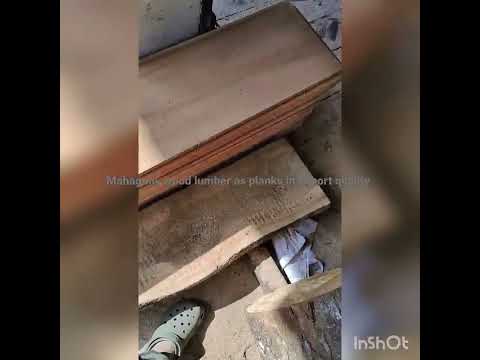 Teak wood lumber