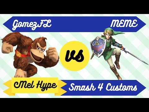 Mel Hype 3.6 - Smash 4 Customs - GomezFL (DK) vs MEME (Link) - WR1