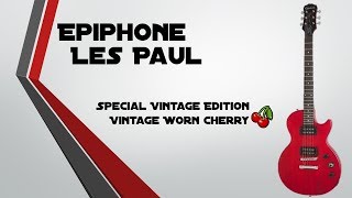 Video thumbnail for Demo/Review of the Epiphone Les Paul Special Vintage Edition Guitar by Chris Benton