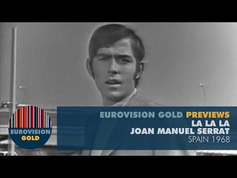 LA LA LA – JOAN MANUEL SERRAT (Spain 1968 – Eurovision OLD Previews)