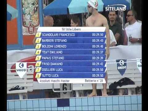 Serie 13 dei 50 Stile Libero  Assoluti Maschi Master - 13 Memorial Andrea Bettiol