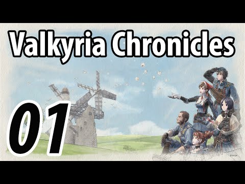 Let's Play Valkyria Chronicles: Part 1 - Walkeria Chronicles