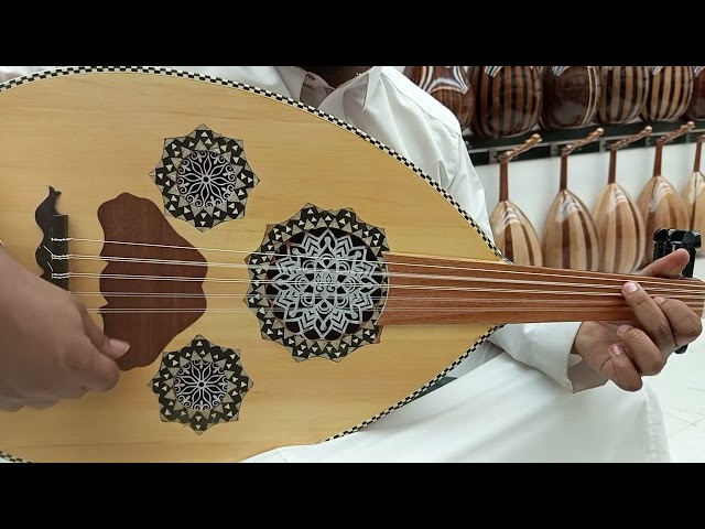 عود موسيقي نص لوكس احترافي ( مبطط ظهر صغير)