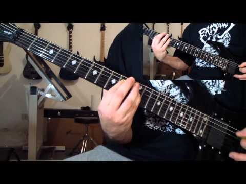 Slayer - Necrophiliac (guitar cover)