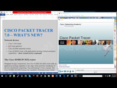 Cisco Packet Tracer 7   New features and Internet of Things Devices