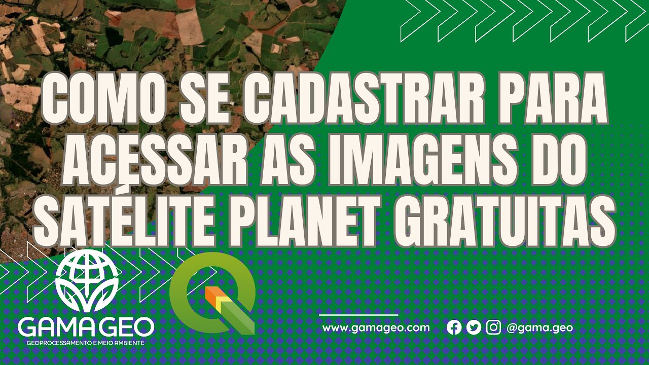 Como fazer cadastro para acessar as imagens do satélite Planet gratuitas