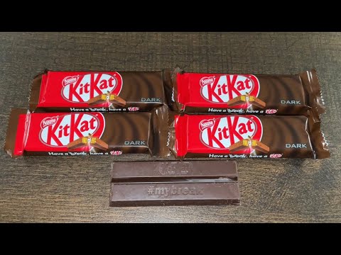 KitKat Dark Chocolate Nestlè - Unboxing - Review - Taste Test