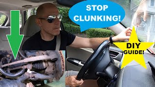 Why is my car clunking of bumps? | Easy to follow DIY Guide