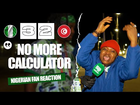NIGERIA 3-2 TUNISIA ( Henry - NIGERIAN FAN REACTION) AFCON 2025