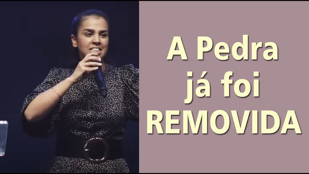 Camila Barros. 08/03/21 A Pedra já foi removida. Creia!