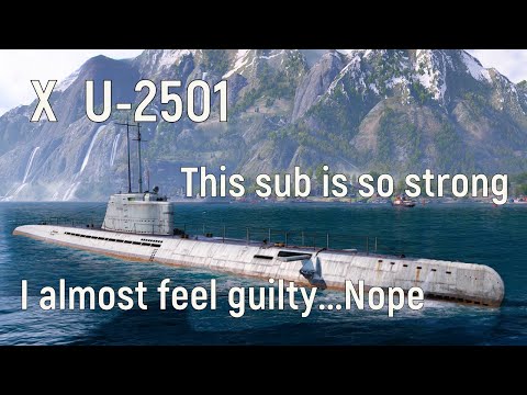 World of Warships - U-2501 Replay,  I love this boat.  It is so strong