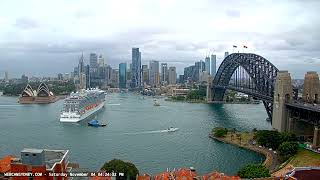 Majestic Princess departing Sydney Harbour 4.11.23