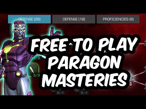 Seatin's Free To Play Paragon Mastery Setup 2023 MEGA Budget (EPIC) - Marvel Contest of Champions