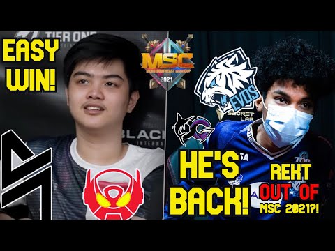 MSC 2021 GROUP STAGE DAY 1! BLACKLIST INTERNATIONAL DESTROY BIGETRON ALPHA! EVOS LEGENDS VS AI?!