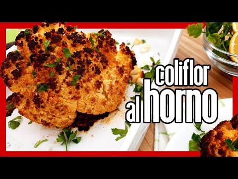😋 Cómo Hacer COLIFLOR al HORNO ► Receta de COLIFLOR ASADA
