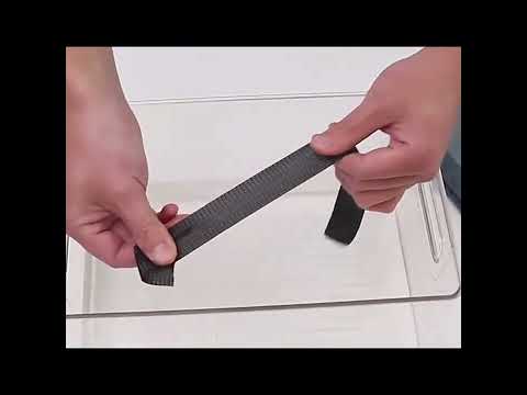 Термолента для быстрого укорачивания брюк PantsStrip, черная, 3 штуки по 1 м, шириной 24 мм - фото 1 - id-p2620735840