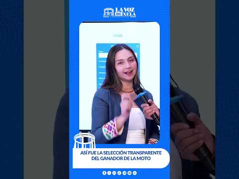 ASÍ FUE LA SELECCIÓN TRANSPARENTE DEL GANADOR DE LA MOTO