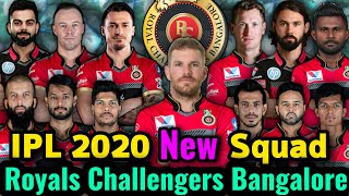 IPL 2020 Royal Challengers Bangalore Full and Final Squad | RCB New Squad in IPL 2020 | RCB Squad