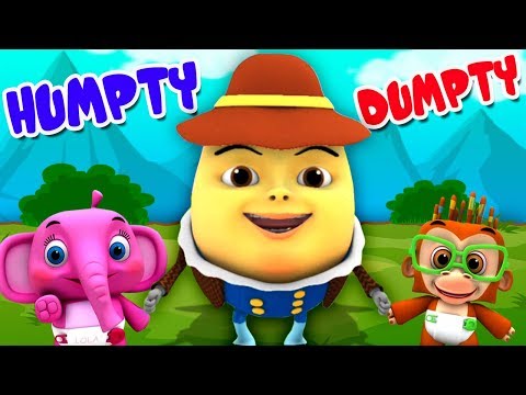 Humpty Dumpty usiadł na ścianie | piosenki dla dzieci | rymowanek