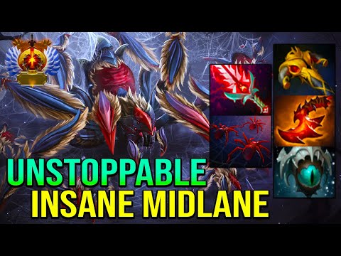 [ Broodmother ] BRING THE BROKEN CARRY MID BACK - UNSTOPPABLE BABY SPIDER - DOTA2 GAMEPLAY