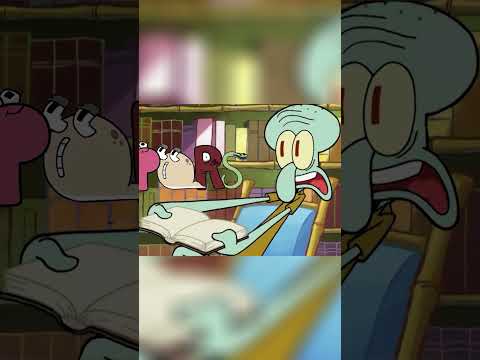Squidward finds Alphabet Lore in the Written Word #spongebobsquarepants #drlivesey #spongebob