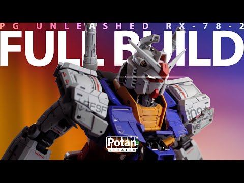 The 152 hours - I painted this $250 Gunpla PG UNLEASHED RX-78-2 Gundam｜ASMR