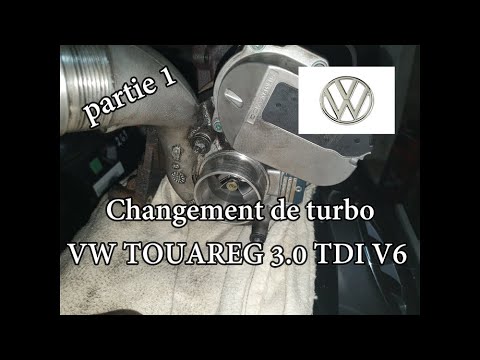 Change the turbo, VW TOUAREG 3.0 TDI V6. part 1