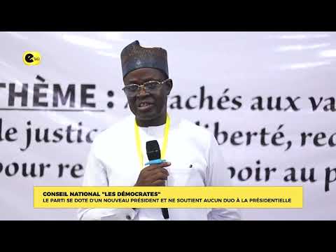 Conseil National "Les Démocrates":Les Parti se dote d'un nouveau président et ne soutient aucun duo.