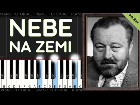Jan Werich - Nebe na zemi - Pelíšky (piano tutorial | jak hrát)