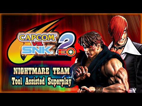 【TAS】CAPCOM VS SNK 2 - EVIL RYU & OROCHI IORI (NIGHTMARE TEAM 😈)