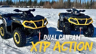 Can-Am 1000 and 850 Outlander XTPs Snow Riding