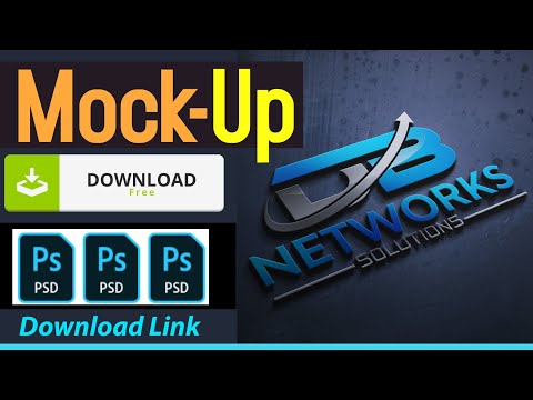 Download 3D Logo Mockup Photoshop PSD File | Free Download 3d realistic logo mock-up Video