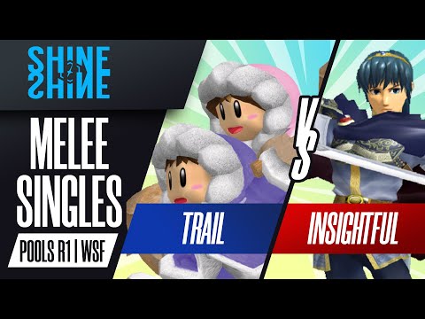 Trail vs Insightful - Melee Singles Pools WSF - Shine 2022 | Ice Climbers, Ganondorf vs Marth