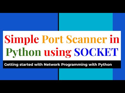 Simple Port Scanner In Python Using Socket Library Getting Started With Python For Network Security