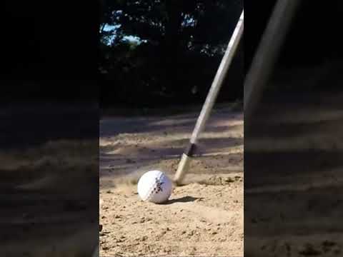 Slow Motion bunker shot