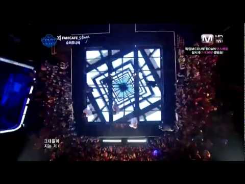 110825@M! Countdown _ Super Junior - Sorry Sorry [Special Stage Live].flv