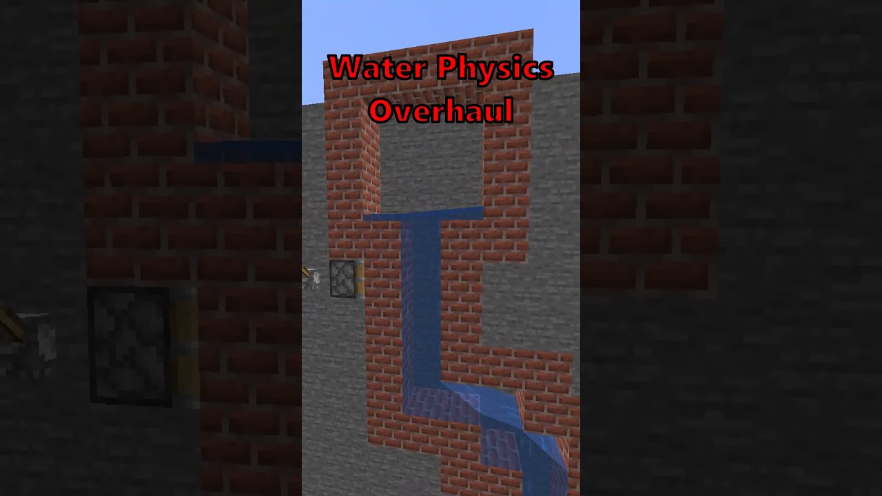 Minecraft But With Realistic Water Physics! 🌊