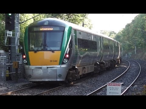 22000 Class DMU Intercity number 22242 - Raheny Station, Dublin