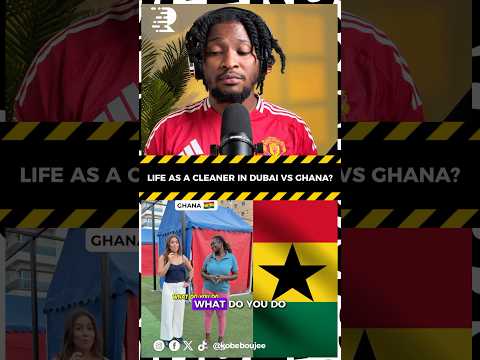 LIFE AS CLEANER IN DUBAI VS GHANA? GHANAIAN LADY SHARES EXPERIENCE 🇬🇭😳