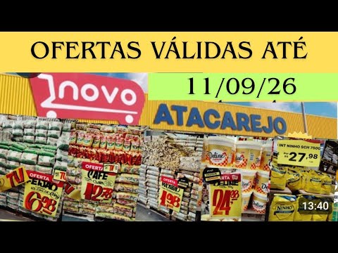 Novo atacarejo ofertas feijão arroz café açúcar óleo carne frango ovos novo atacarejo são Lourenço 