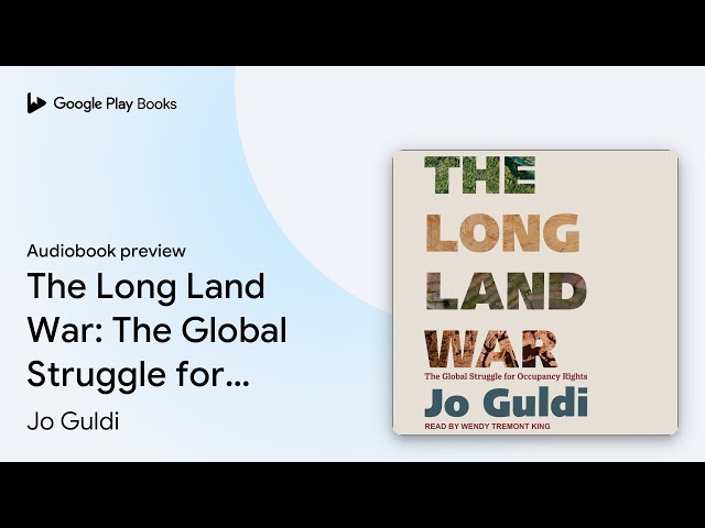 Vídeo relacionado con The Long Land War: The Global Struggle for Occupancy Rights (Yale Agrarian Studies Series) (English Edition)