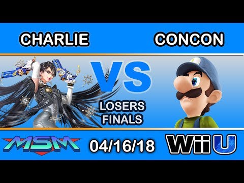 MSM 142 - Charlie (Bayonetta) Vs. SS | ConCon (Luigi) Losers Finals - Smash 4