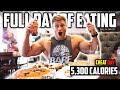 5,300 CAL FULL DAY OF CHEATING | 3rd Cheat Meal of the Week | Road to Natty Pro